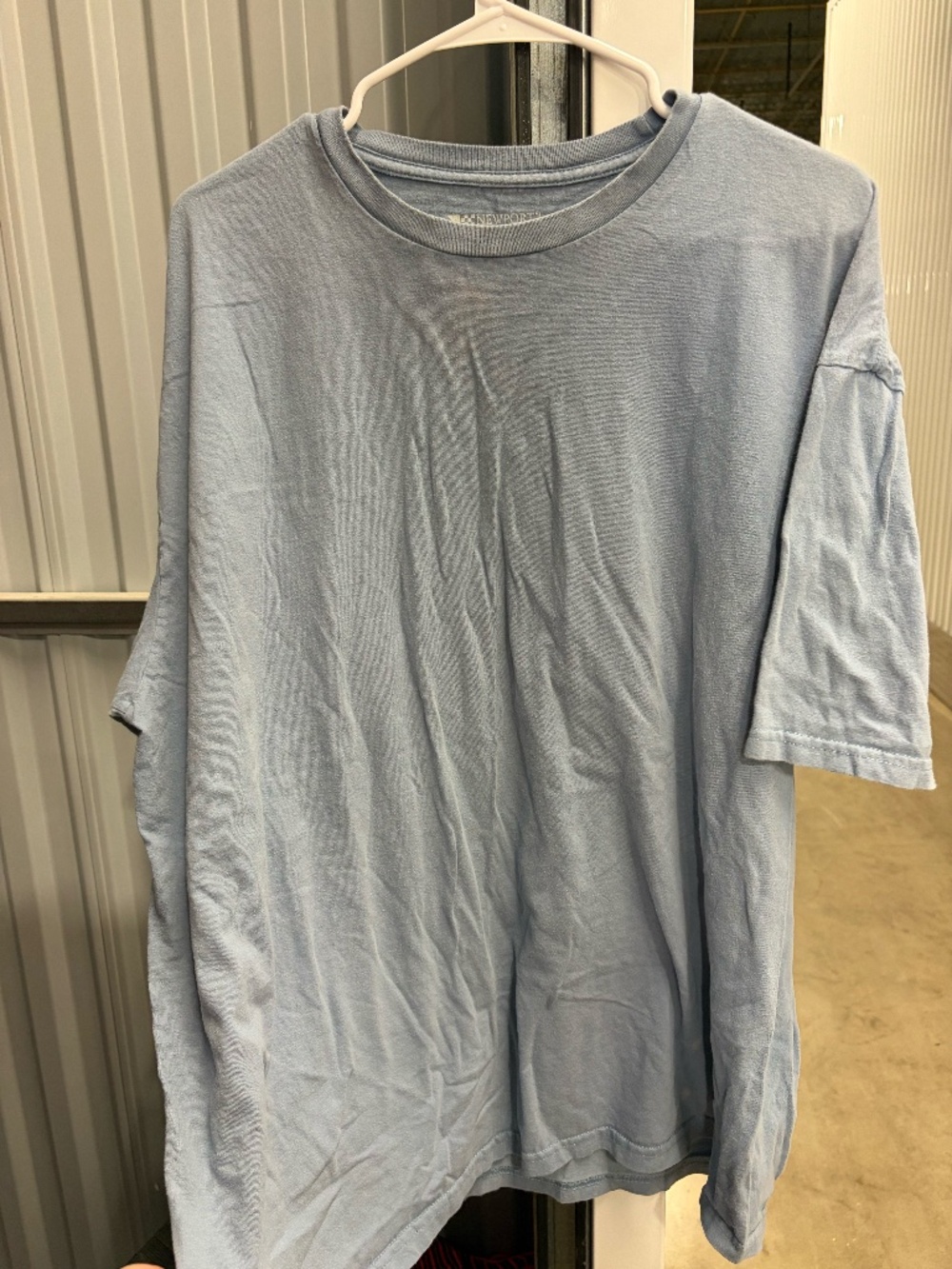 Blue Basic T-shirt, Size XXL